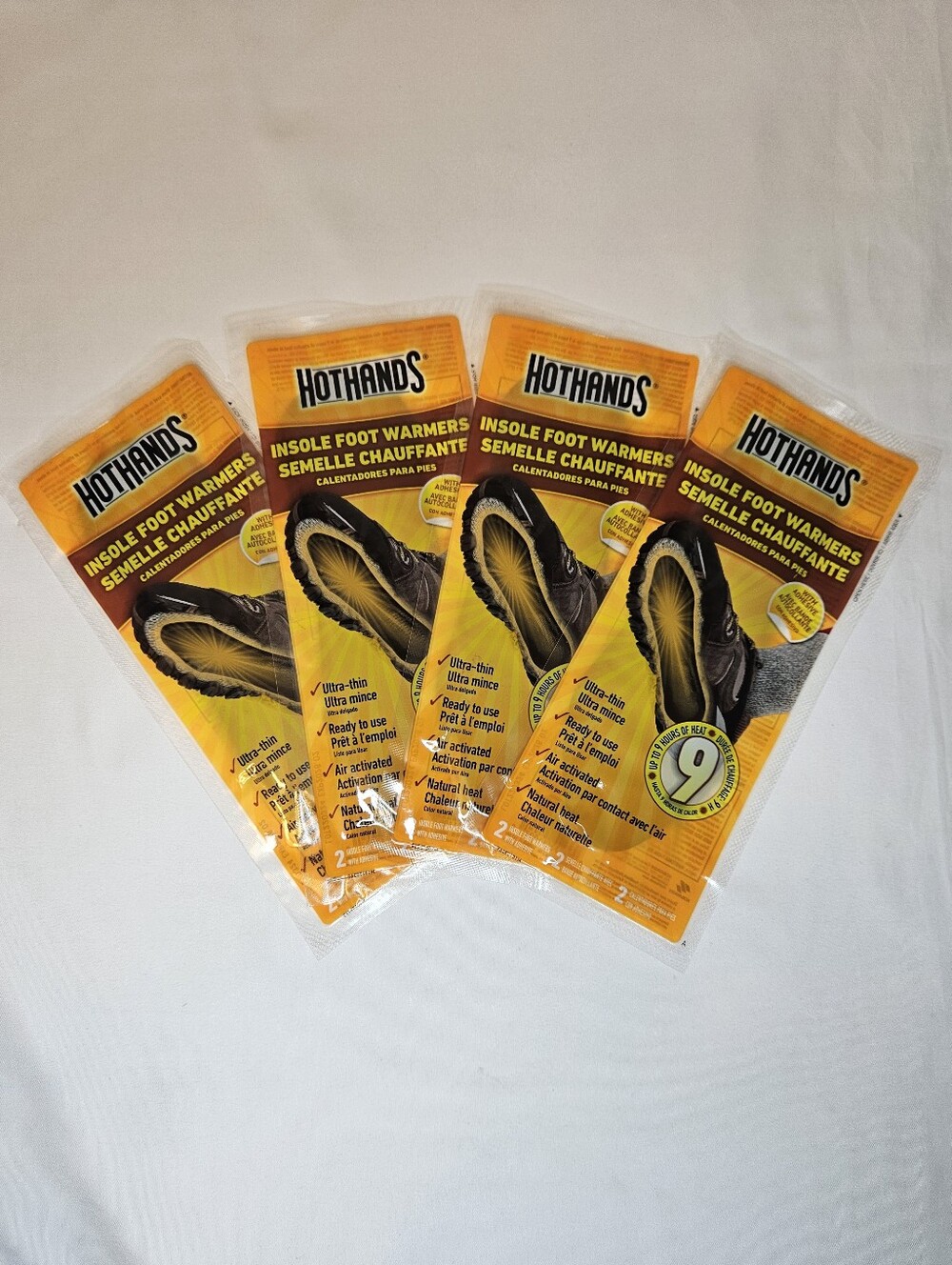 HotHands Insole Foot Warmers - 4 Packs - NEW